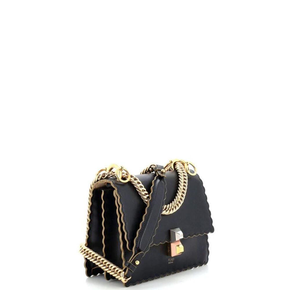 Fendi Kan I Bag Leather Small Black - Picture 2 of 8